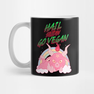 Hail Seitan Go Vegan Mug